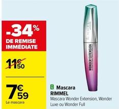 Rimmel - Mascara  offre à 7,59€ sur Carrefour