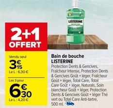Listerine - Bain De Bouche offre à 3,15€ sur Carrefour