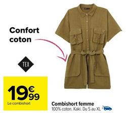 Tex - Combishort Femme offre à 19,99€ sur Carrefour