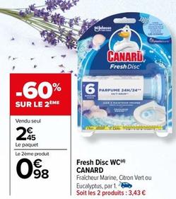 Canard - Fresh Disc Wc offre à 2,45€ sur Carrefour