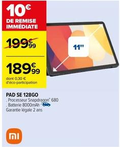 Xiaomi - Pad Se 128go offre à 189,99€ sur Carrefour