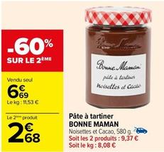 Bonne Maman - Pâte À Tartiner offre à 6,69€ sur Carrefour