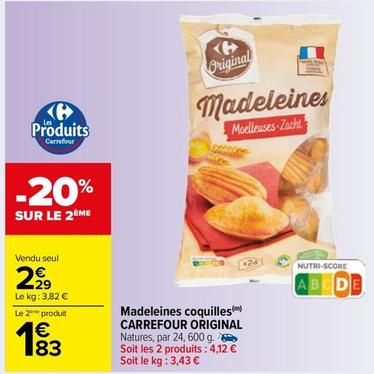 Carrefour - Madeleines Coquilles  offre à 2,29€ sur Carrefour Market