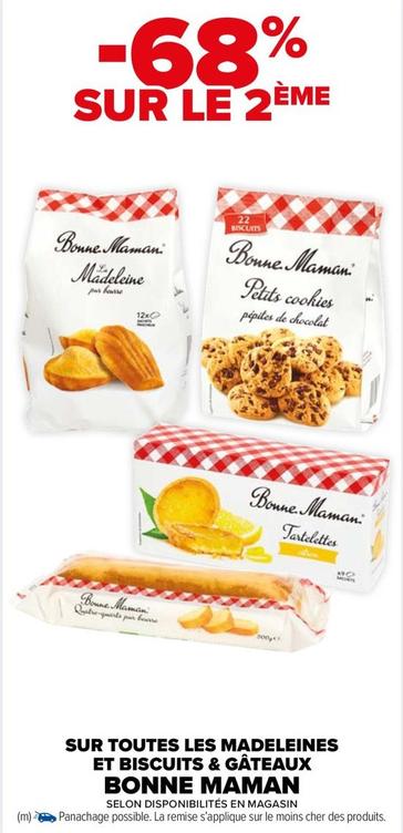 Bonne Maman - Sur Toutes Les Madeleines Et Biscuits & Gateaux  offre sur Carrefour Market