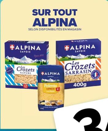 Alpina - Sur Tout offre sur Carrefour Market