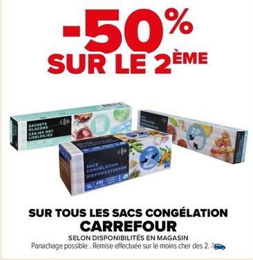 Carrefour - Sur Tous Les Sacs Congélation offre sur Carrefour Market