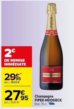 Piper-Heidsieck - Champagne offre à 27,95€ sur Carrefour Market