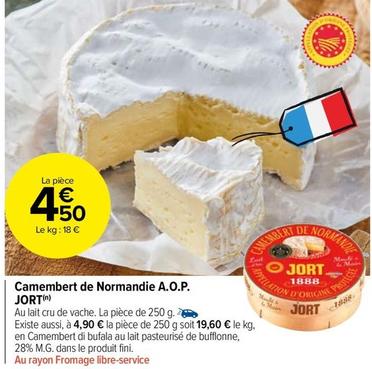 Jort - Camembert De Normandie A.O.P. offre à 4,5€ sur Carrefour Market