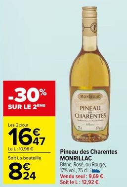 Monrillac - Pineau Des Charentes  offre à 8,24€ sur Carrefour Market
