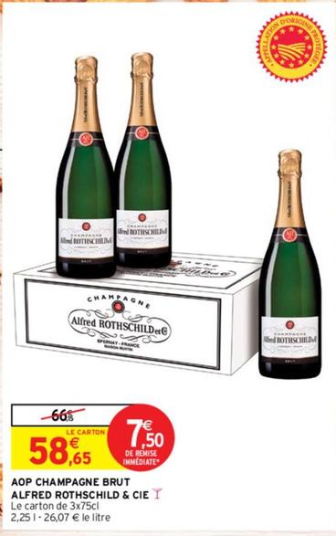 Alfred Rothschild & Cie - AOP Champagne Brut offre à 58,65€ sur Intermarché