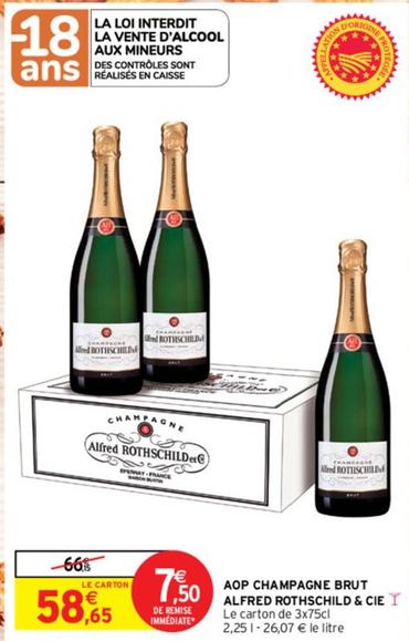 Alfred Rothschild & Cie - AOP Champagne  offre à 58,65€ sur Intermarché