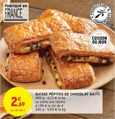 Suisse Pépites De Chocolat offre à 2,69€ sur Intermarché Contact