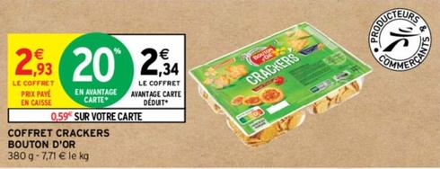 Bouton D'Or - Coffret Crackers offre à 2,34€ sur Intermarché Contact