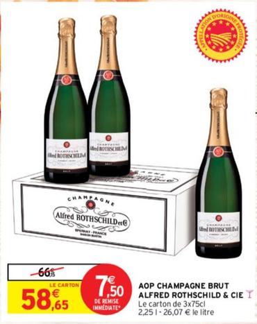 Alfred Rothschild & Cie - AOP Champagne Brut  offre à 58,65€ sur Intermarché Contact