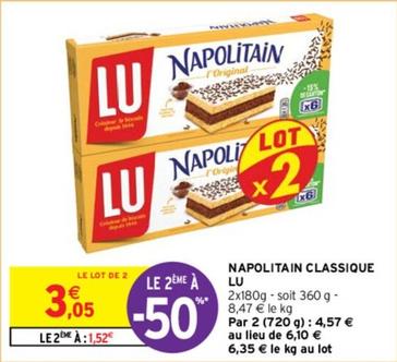 Lu - Napolitain Classique offre à 3,05€ sur Intermarché Contact