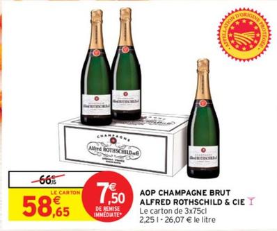 Alfred Rothschild & Cie - AOP Champagne Brut  offre à 58,65€ sur Intermarché Contact