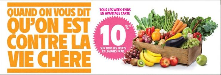 Sur Tous Les Fruits Et Legumes Frais offre sur Intermarché Express