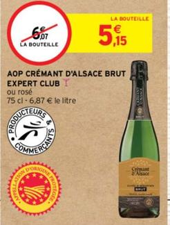 Expert Club - AOP Crémant D'Alsace Brut 