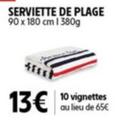 Serviette De Plage offre à 13€ sur Intermarché Express