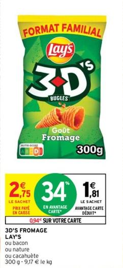 Lay'S - 3D'S Fromage