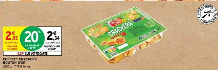 Bouton D'Or - Coffret Crackers