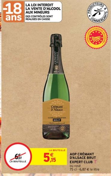 expert club - aop crémant d'alsace brut