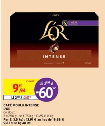 L'Or - Café Moulu Intense