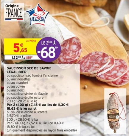 Galibier - Saucisson Sec De Savoie