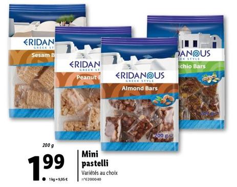 Ridanous - Mini Pastelli offre à 1,99€ sur Lidl