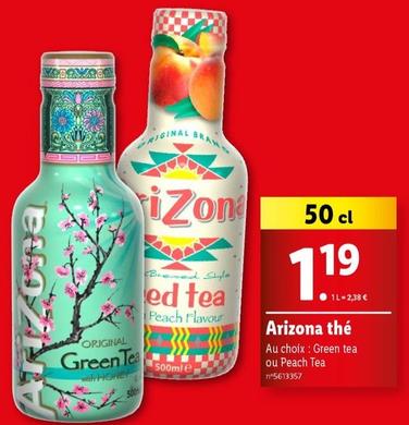 Arizona Thé offre à 1,19€ sur Lidl