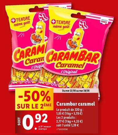 Carambar - Caramel offre à 0,92€ sur Lidl