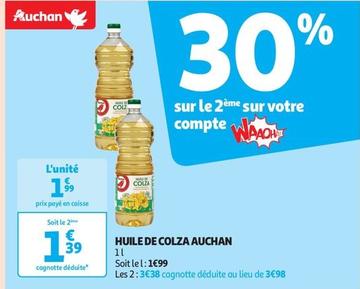 Auchan - Huile De Colza offre à 1,99€ sur Auchan Supermarché