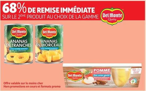 Del Monte - Sur Le 2eme Produit Au Choix De La Gamme offre sur Auchan Supermarché