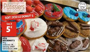 Fête Des Donut's offre à 5€ sur Auchan Hypermarché