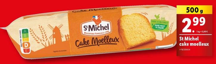 St Michel - Cake Moelleux offre à 2,99€ sur Lidl