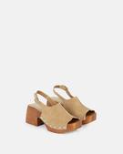 SANDALES TAUPE KENIA/VEL