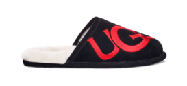 homme scuff logo chaussons