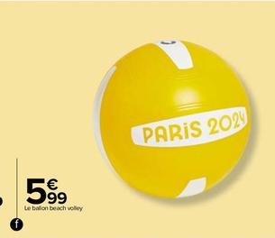 Ballon Beach Volley offre à 5,99€ sur Carrefour City