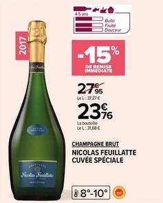 Nicolas Feuillatte  - Champagne Brut Cuvée Spéciale offre à 23,76€ sur Carrefour Drive