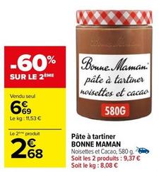 Bonne Maman - Pâte À Tartiner offre à 6,69€ sur Carrefour Drive