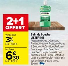 Listerine - Bain De Bouche offre à 3,15€ sur Carrefour Drive