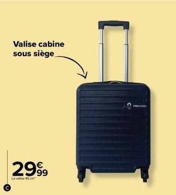 Valise Easy offre à 29,99€ sur Carrefour Drive