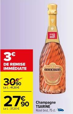 Tsarine - Champagne  offre à 27,9€ sur Carrefour Drive