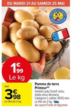 Pomme De Terre Primeur offre à 3,98€ sur Carrefour Drive