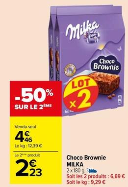 Milka - Choco Brownie  offre à 4,46€ sur Carrefour Drive