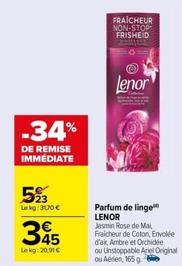 Lenor - Parfum De Linge  offre à 3,45€ sur Carrefour Drive