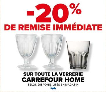 Carrefour - Sur Toute La Verrerie offre sur Carrefour Drive