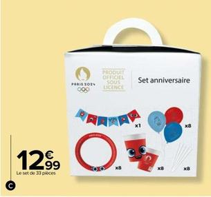 Set Anniversaire offre à 12,99€ sur Carrefour