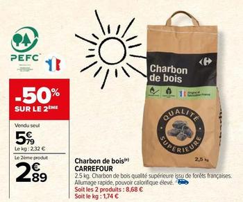Carrefour - Charbon De Bois offre à 5,79€ sur Carrefour