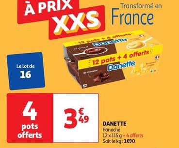 Danone - Danette offre à 3,49€ sur Auchan Hypermarché